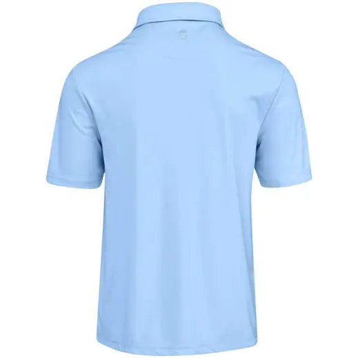 Mens Masters Golf Shirt Light Blue Back